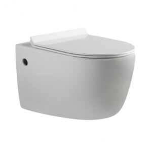 Alexander-R Rimless Nano Glaze Wall Hung Toilet (Gloss White)