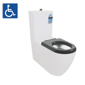 Asta Rimless Disable Rimless Gloss White Toilet Suite