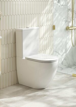 DIANA Back-to-Wall Toilet Suite (Gloss White)