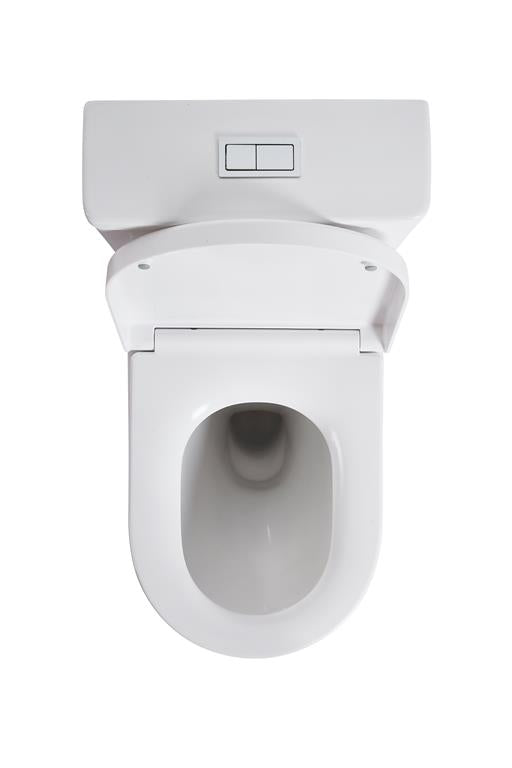 Elvera Rimless Ambulant Gloss White Toilet Suite - Image 5