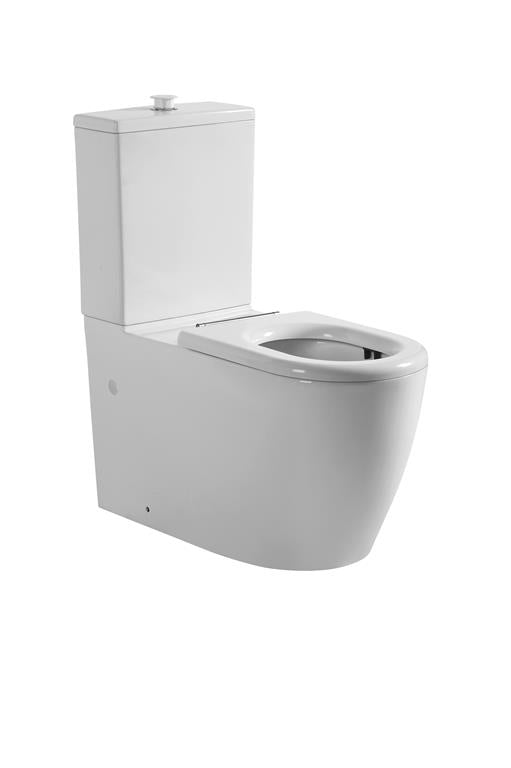 Asta Rimless Disable Rimless Gloss White Toilet Suite - Image 7