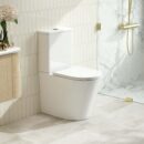 RIVO Back-to-Wall Toilet Suite (Gloss White)