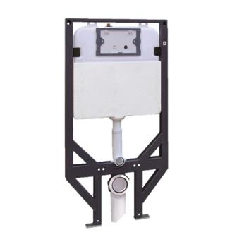 Avis Rimless Wall Hung Gloss White/ Matte White Toilet - Image 9