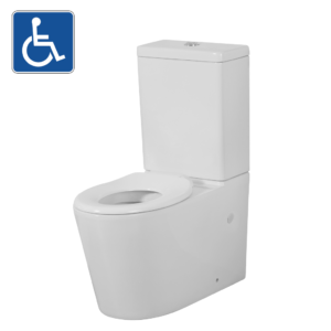 Avis Rimless Junior Gloss White Toilet Suite